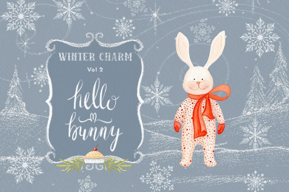 Winter Charm - Hallo. Bunny